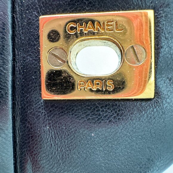 Chanel vintage black classic flap GHW - Picture 4 of 16
